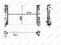 Chłodnica, układ chłodzenia silnika do Alfy, 58492, NRF w ofercie sklepu e-autoparts.pl 