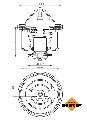 Termostat układu chłodzenia, EASY FIT do Nissana, 725026, NRF w ofercie sklepu e-autoparts.pl 