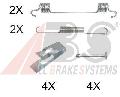 Zestaw dodatków, szczęki hamulcowe do Forda, 0808Q, A.B.S. w ofercie sklepu e-autoparts.pl 