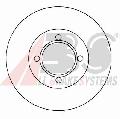 Tarcza hamulcowa do Opla, 15747, A.B.S. w ofercie sklepu e-autoparts.pl 