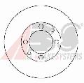 Tarcza hamulcowa do Lady, 15860, A.B.S. w ofercie sklepu e-autoparts.pl 