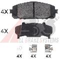 Klocki hamulcowe - komplet do Jeepa, 35047, A.B.S. w ofercie sklepu e-autoparts.pl 