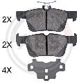 Klocki hamulcowe - komplet do Forda, 35060, A.B.S. w ofercie sklepu e-autoparts.pl 