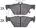 Klocki hamulcowe - komplet do Subaru, 35119, A.B.S. w ofercie sklepu e-autoparts.pl 