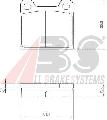 Klocki hamulcowe - komplet do BMW, 36009, A.B.S. w ofercie sklepu e-autoparts.pl 