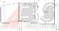 Klocki hamulcowe - komplet do Volvo, 36047, A.B.S. w ofercie sklepu e-autoparts.pl 