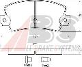 Klocki hamulcowe - komplet do Renault, 36122, A.B.S. w ofercie sklepu e-autoparts.pl 