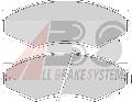 Klocki hamulcowe - komplet do Nissana, 36168/1, A.B.S. w ofercie sklepu e-autoparts.pl 