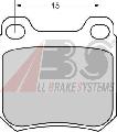 Klocki hamulcowe - komplet do Opla, 36624/1, A.B.S. w ofercie sklepu e-autoparts.pl 