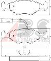 Klocki hamulcowe - komplet do Fiata, 36855, A.B.S. w ofercie sklepu e-autoparts.pl 