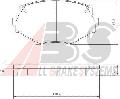 Klocki hamulcowe - komplet do Mazdy, 36889, A.B.S. w ofercie sklepu e-autoparts.pl 