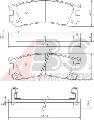 Klocki hamulcowe - komplet do Mazdy, 36930, A.B.S. w ofercie sklepu e-autoparts.pl 