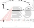 Klocki hamulcowe - komplet do Nissana, 36954, A.B.S. w ofercie sklepu e-autoparts.pl 