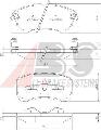 Klocki hamulcowe - komplet do Daihatsu, 37169, A.B.S. w ofercie sklepu e-autoparts.pl 