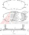 Klocki hamulcowe - komplet do Hondy, 37424, A.B.S. w ofercie sklepu e-autoparts.pl 