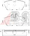 Klocki hamulcowe - komplet do Mini, 37434, A.B.S. w ofercie sklepu e-autoparts.pl 