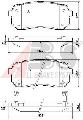 Klocki hamulcowe - komplet do Kia, 37619, A.B.S. w ofercie sklepu e-autoparts.pl 