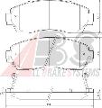 Klocki hamulcowe - komplet do Hondy, 37627, A.B.S. w ofercie sklepu e-autoparts.pl 
