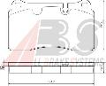 Klocki hamulcowe - komplet do Land Rovera, 37712, A.B.S. w ofercie sklepu e-autoparts.pl 