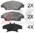 Klocki hamulcowe - komplet do Hondy, 37754, A.B.S. w ofercie sklepu e-autoparts.pl 