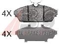 Klocki hamulcowe - komplet do Tata, 37889, A.B.S. w ofercie sklepu e-autoparts.pl 