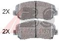 Klocki hamulcowe - komplet do Mazdy, 37929, A.B.S. w ofercie sklepu e-autoparts.pl 