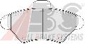 Klocki hamulcowe - komplet do Forda, 38600, A.B.S. w ofercie sklepu e-autoparts.pl 