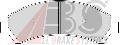 Klocki hamulcowe - komplet do Chevroleta, 38726, A.B.S. w ofercie sklepu e-autoparts.pl 