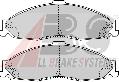 Klocki hamulcowe - komplet do Chevroleta, 38749, A.B.S. w ofercie sklepu e-autoparts.pl 