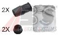 Zestaw tulei prowadzących, zacisk hamulca do BMW, 55005, A.B.S. w ofercie sklepu e-autoparts.pl 