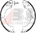 Zestaw szczęk hamulcowych do Mitsubishi, 8657, A.B.S. w ofercie sklepu e-autoparts.pl 