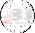 Zestaw szczęk hamulcowych do Peugeota, 8943, A.B.S. w ofercie sklepu e-autoparts.pl 