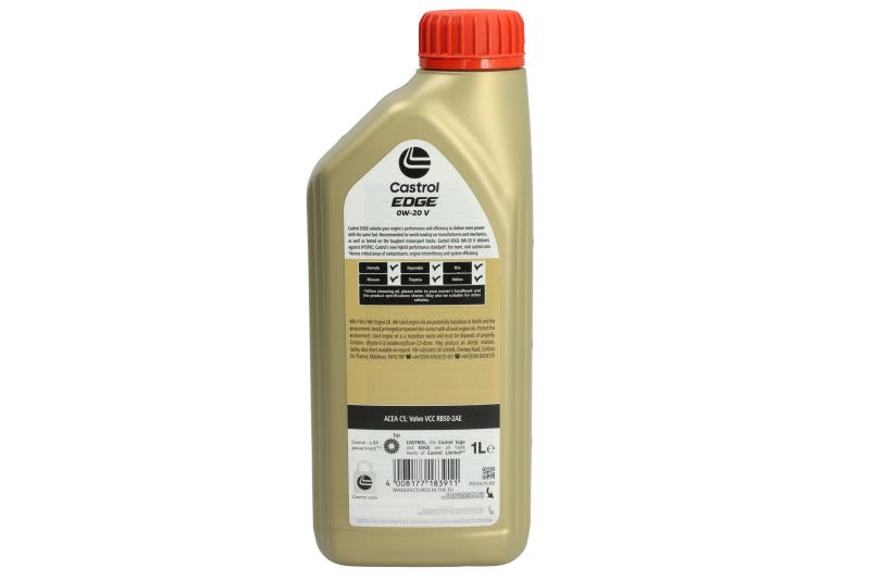 Olej, EDGE 0W-20 V do Nissana, 469590, CASTROL w ofercie sklepu e-autoparts.pl 