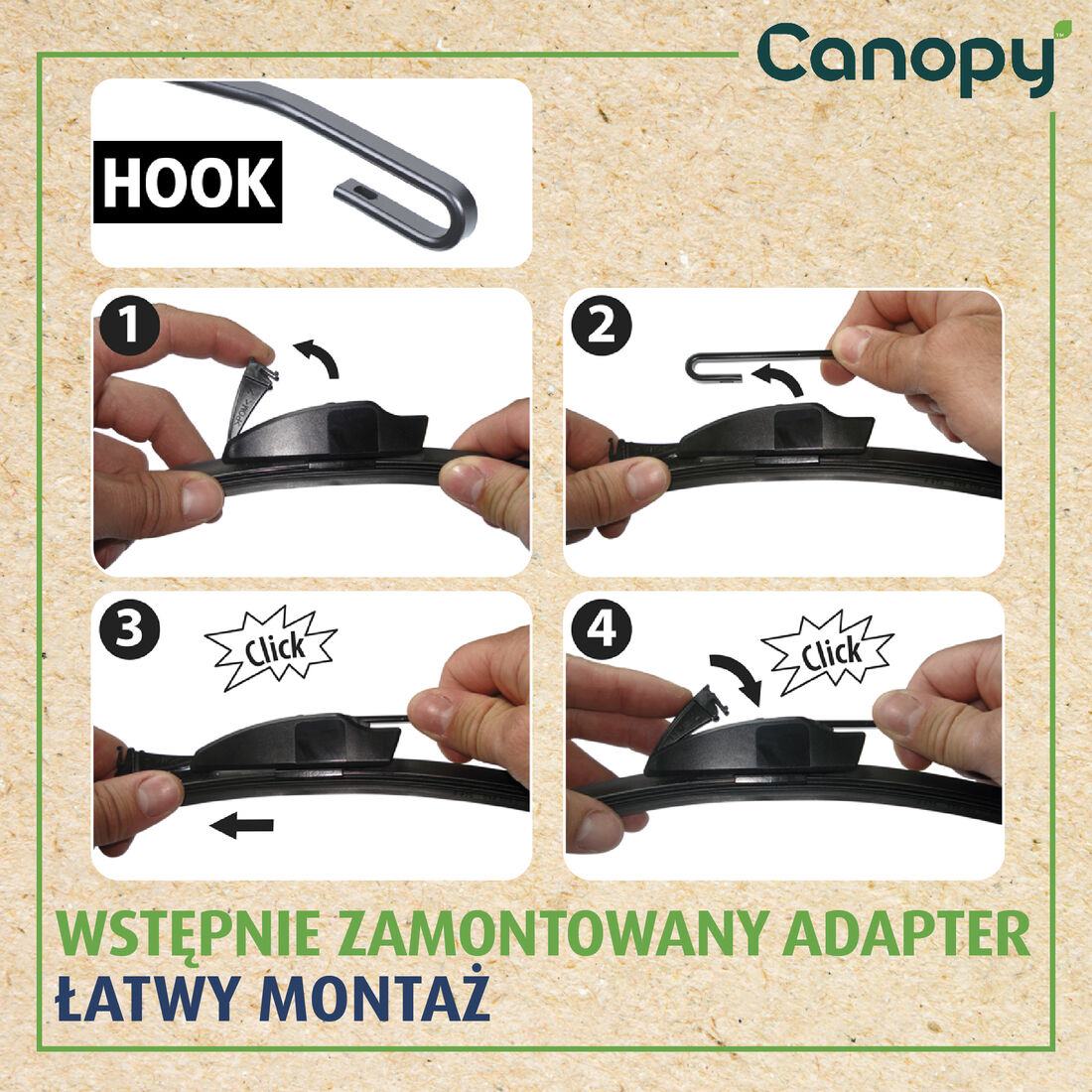 PIÓRO WYCIERACZKI 450MM CANOPY UPGRADE, 583906, VALEO w ofercie sklepu e-autoparts.pl 