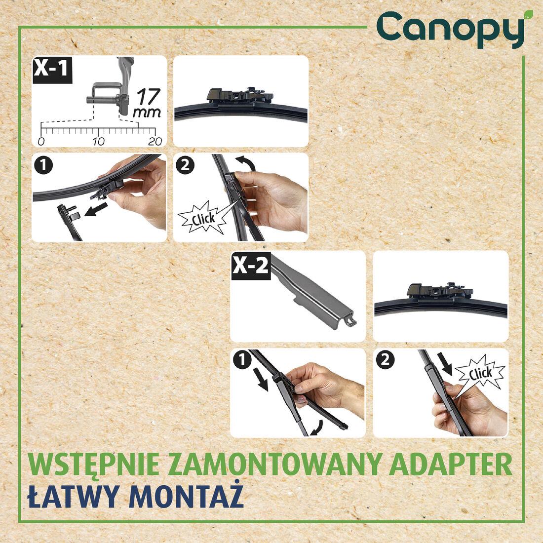PIÓRO WYCIERACZKI 450MM CANOPY, 583935, VALEO w ofercie sklepu e-autoparts.pl 