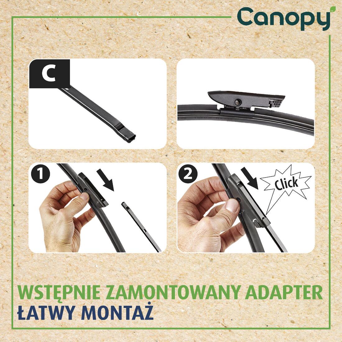 PIÓRO WYCIERACZKI 450MM CANOPY, 583937, VALEO w ofercie sklepu e-autoparts.pl 