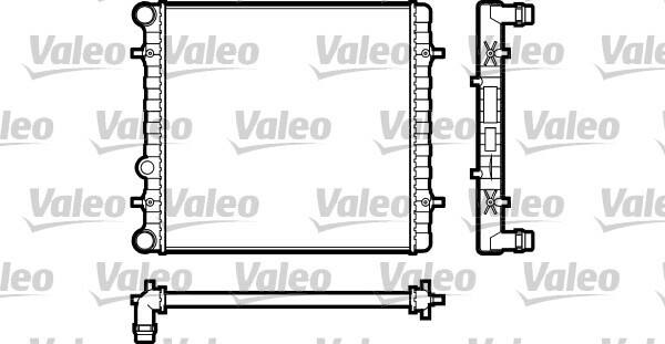 Chłodnica, układ chłodzenia silnika 731606 VALEO