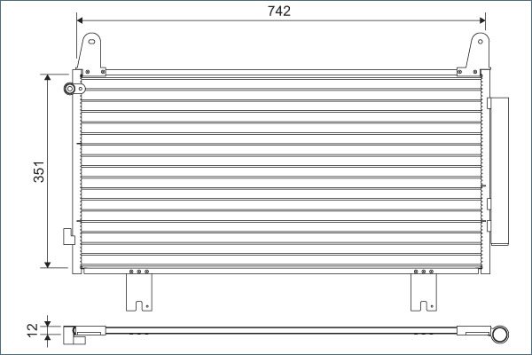 Skraplacz klimatyzacji do Hondy, 822634, VALEO w ofercie sklepu e-autoparts.pl 