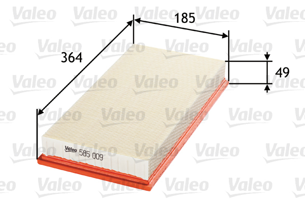 Filtr powietrza 585009 VALEO