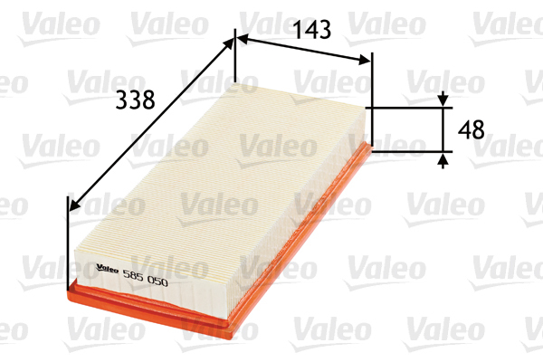 Filtr powietrza 585050 VALEO