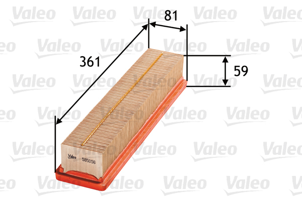 Filtr powietrza 585056 VALEO