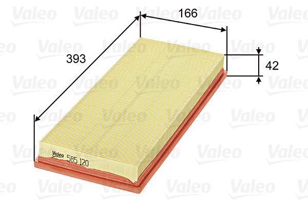 585120 Filtr powietrza VALEO