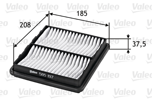 585197 Filtr powietrza VALEO