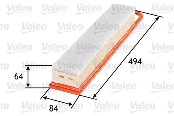 585205 Filtr powietrza VALEO