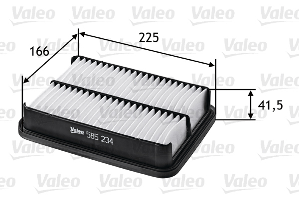 585234 Filtr powietrza VALEO