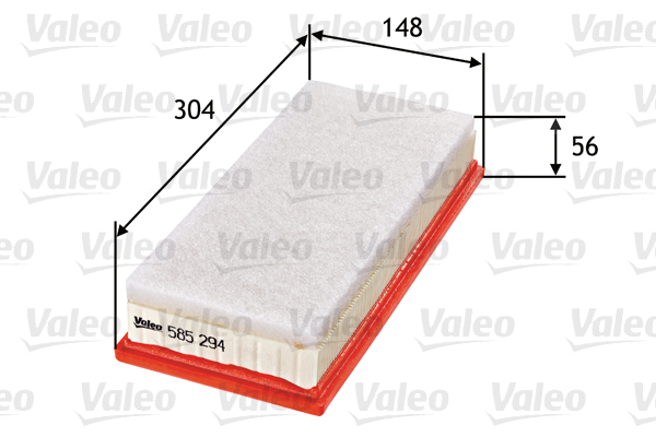 585294 Filtr powietrza VALEO
