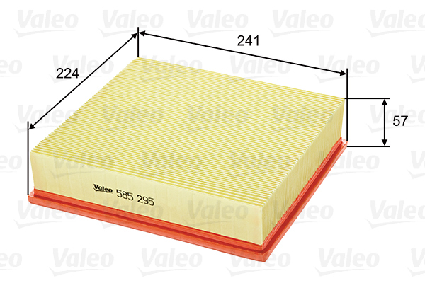 585295 Filtr powietrza VALEO