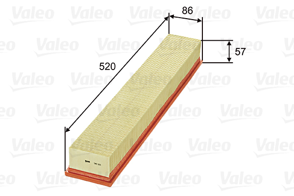 585323 Filtr powietrza VALEO