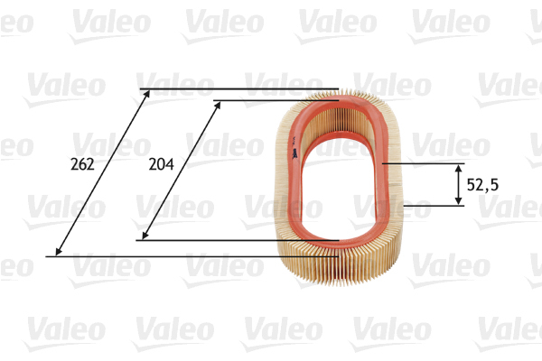 585641 Filtr powietrza VALEO