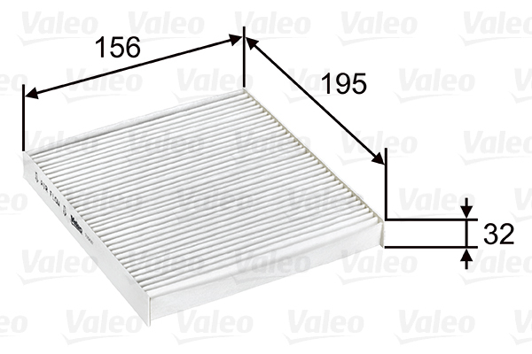 715637 Filtr kabinowy przeciwpyłkowy, VALEO ESSENTIAL VALEO